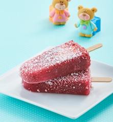 Paleta helada de uva