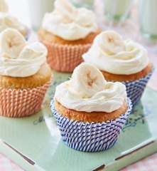 Cupcakes de plátano