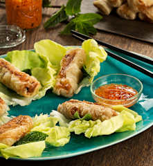 Rollitos vietnamitas de gambas y cerdo (Nems) - Vietnam