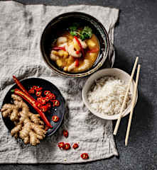 Süß-saure Garnelen