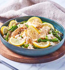 Poulet au citron et à l'ail
