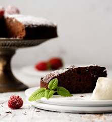 Gâteau au chocolat aux blancs d'œufs