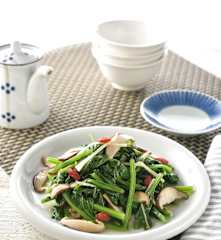 苦茶油炒菠菜