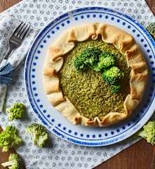 Quiche broccoli e pesto