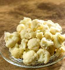 Coliflor al vapor (300 g) en cestillo