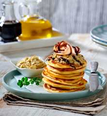 Blinis al pepe con crema di carciofi