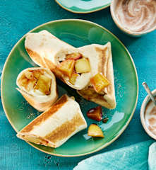 Apfel-Zimt-Wraps