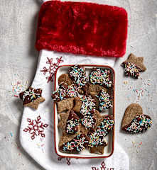 Biscottini ricoperti al cioccolato (senza glutine)