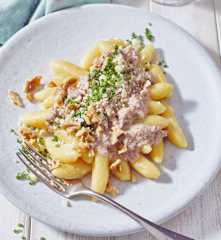 Schupfnudeln mit Feigen-Walnuss-Sauce