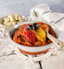 Peperonata mit Oliven