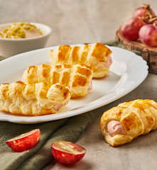 Cannoncini alla crema di vino rosso