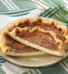 Quiche ai formaggi e erba cipollina