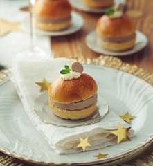 Mini brioche al paté di petto d’anatra