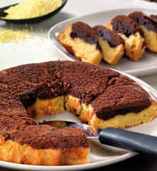 Ciambella di miglio e cioccolato