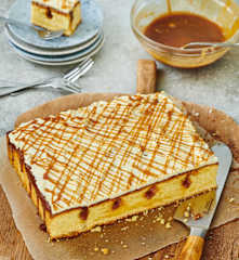Vanille-Karamell-Poke-Cake
