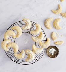 Petits croissants à la vanille