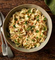 Fettucine vegan au chou-fleur