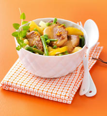 Sauté de porc à l'orange