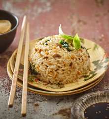 Riz au basilic thaï