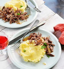 Parmentier de canard aux oignons