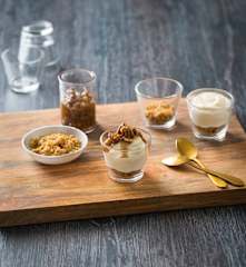 Pecan pie cheesecake cups