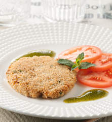 Hamburguesas vegetales de soja