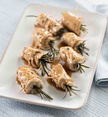 Marynowane roladki z indyka z rozmarynem