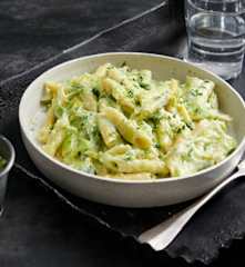 One pot penne-poireaux