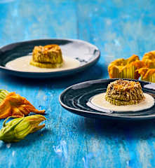 Sformatini di fiori di zucca