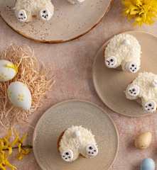 Wielkanocne babeczki „zajączki”