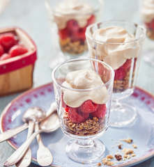 Himbeeren mit Whiskeyfluff