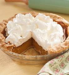 Pastel rústico de calabaza