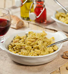 Pasta integrale risottata con cavolo romano