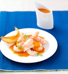 Langoustines sauce au whisky