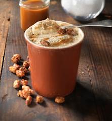 Crème Fraîche Ice Cream with Salted Caramel