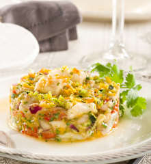 Ceviche de dorada a los cítricos