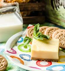 Gelatina cremosa de piña