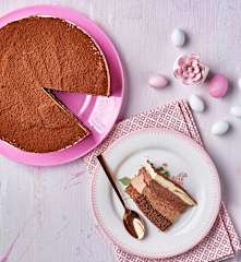 Torta ai tre cioccolati