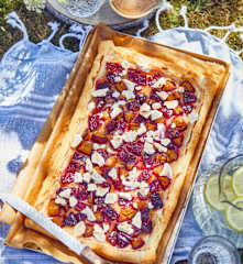 Karamell-Zwetschgen-Tarte