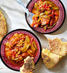 Taktouka (salade de tomates et poivrons confits)