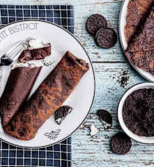 Roulé de crêpe au chocolat (FR)