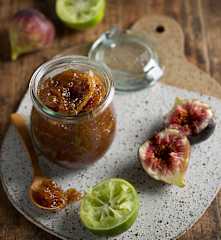 Green fig and lime marmalade