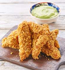 Dedos de pollo horneados