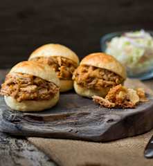 Pulled Pork con panini al vapore