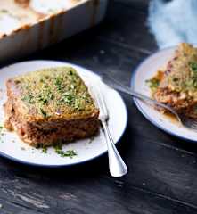 Lasaña boloñesa (sin gluten)
