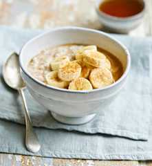 Papas de aveia com leite de amêndoa