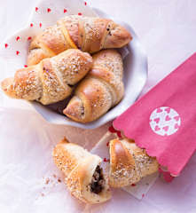 Schoko-Karamell-Hörnchen