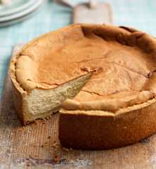 Cheesecake à la vanille cuit