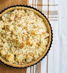 Quiche de couve-flor