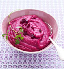 Purée de pommes de terre-betterave